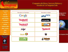 Tablet Screenshot of coopsur.com.ar